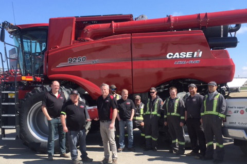 Case IH Pinnacle Service Award for Weyburn